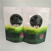 250 gram  Aluminum foil pouch packaging Stand up plastic coffee bag with ziplock and valve 100g